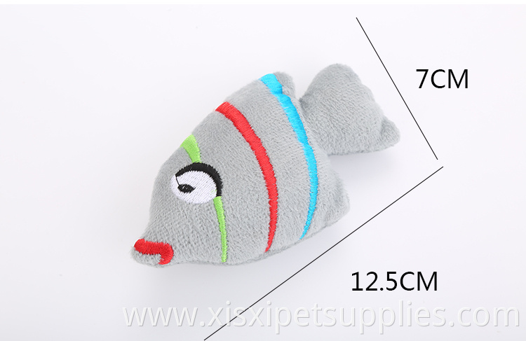 new cat products three color catnip fish toy for cats